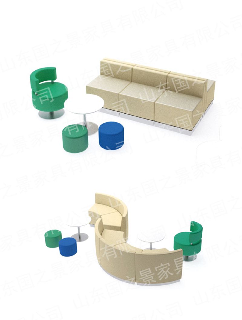 银行办公家具—休闲沙发