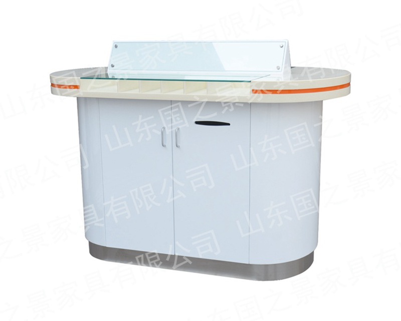 齐鲁​银行办公家具—填单台